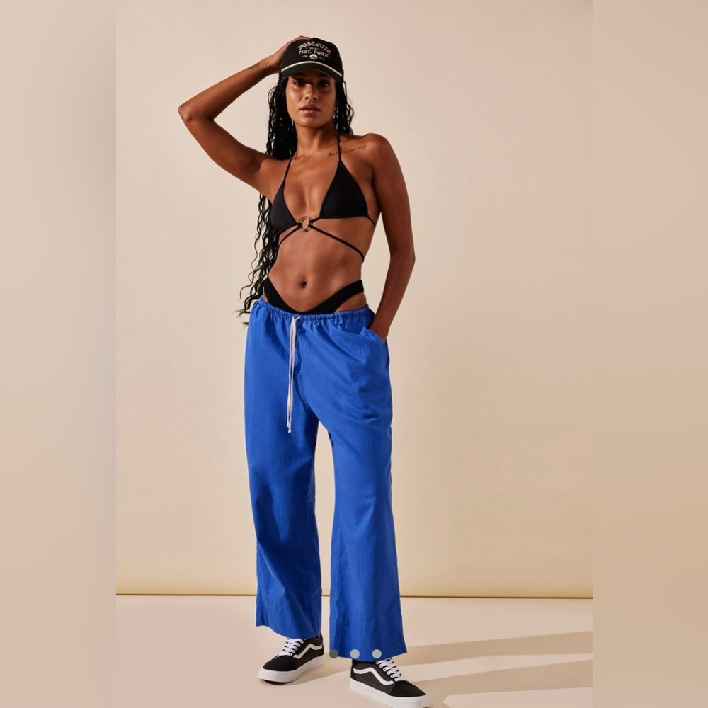 Free People Livin’ In It Cotton-Linen Pants